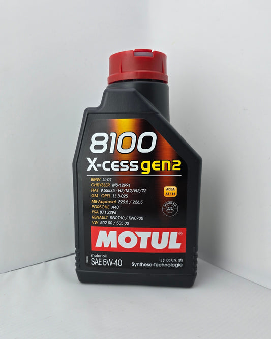 MOTUL SAE 5W-40 8100 X-cess gen2
